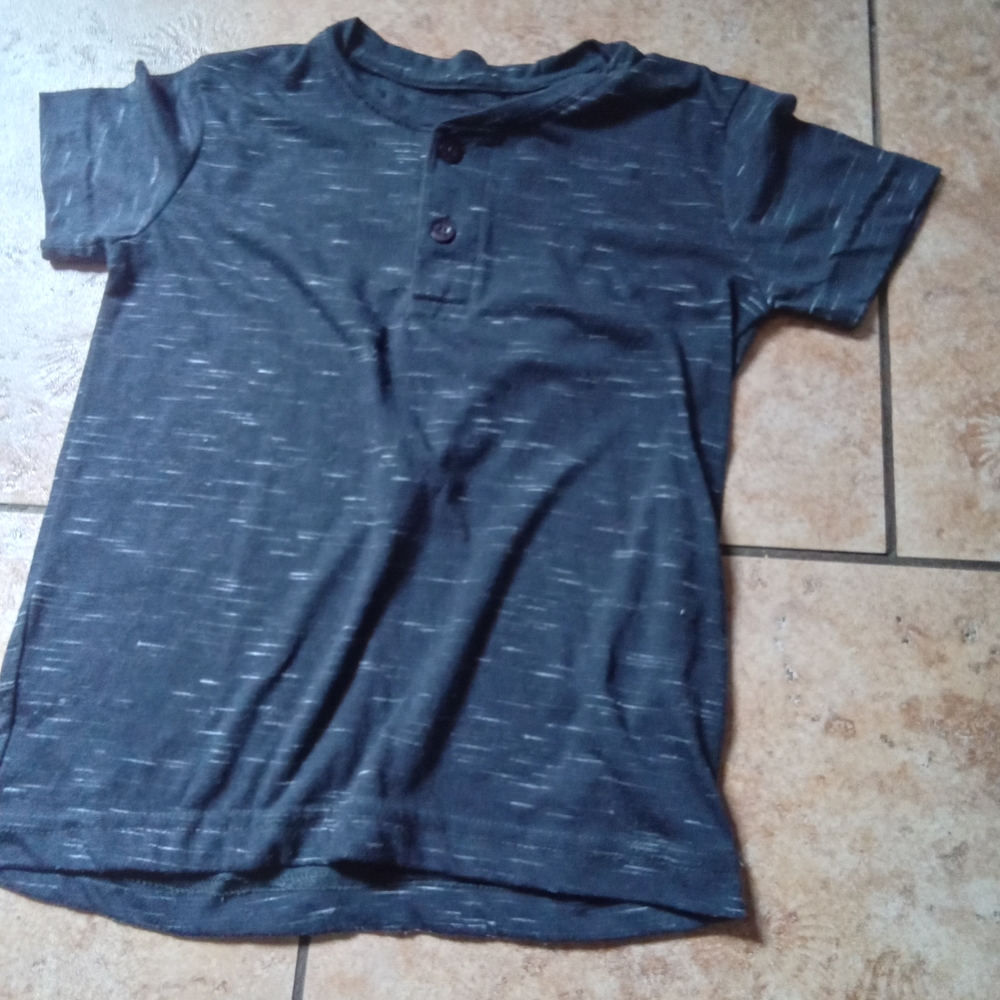 Asics Kids Dark Gray Short Sleeve Tee